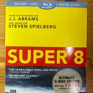 Super 8 (Blu-ray/DVD, 2011, No Digital Copy Code) With Slipcover Very Good $6